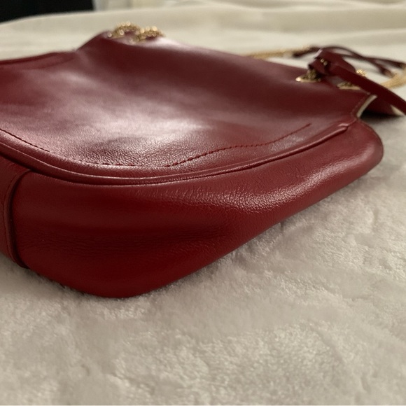 Marc Jacobs purse with red leather and golden chain straps *EUC* made in Italy - Picture 13 of 15